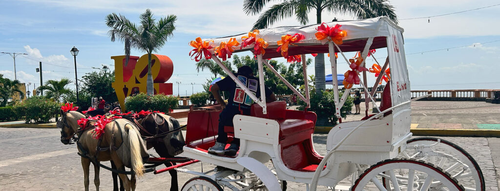 Horse carriage ride in Granada Nicaragua